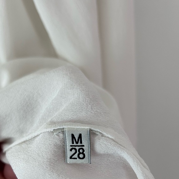 Uterqüe White Lace-Up Blouse - Picture 5 of 7